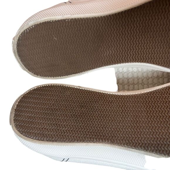 Kate Spade Tomm Canvas Tennis Shoes Sneakers Low White Womens Sz. 9b Preppy - Picture 7 of 10